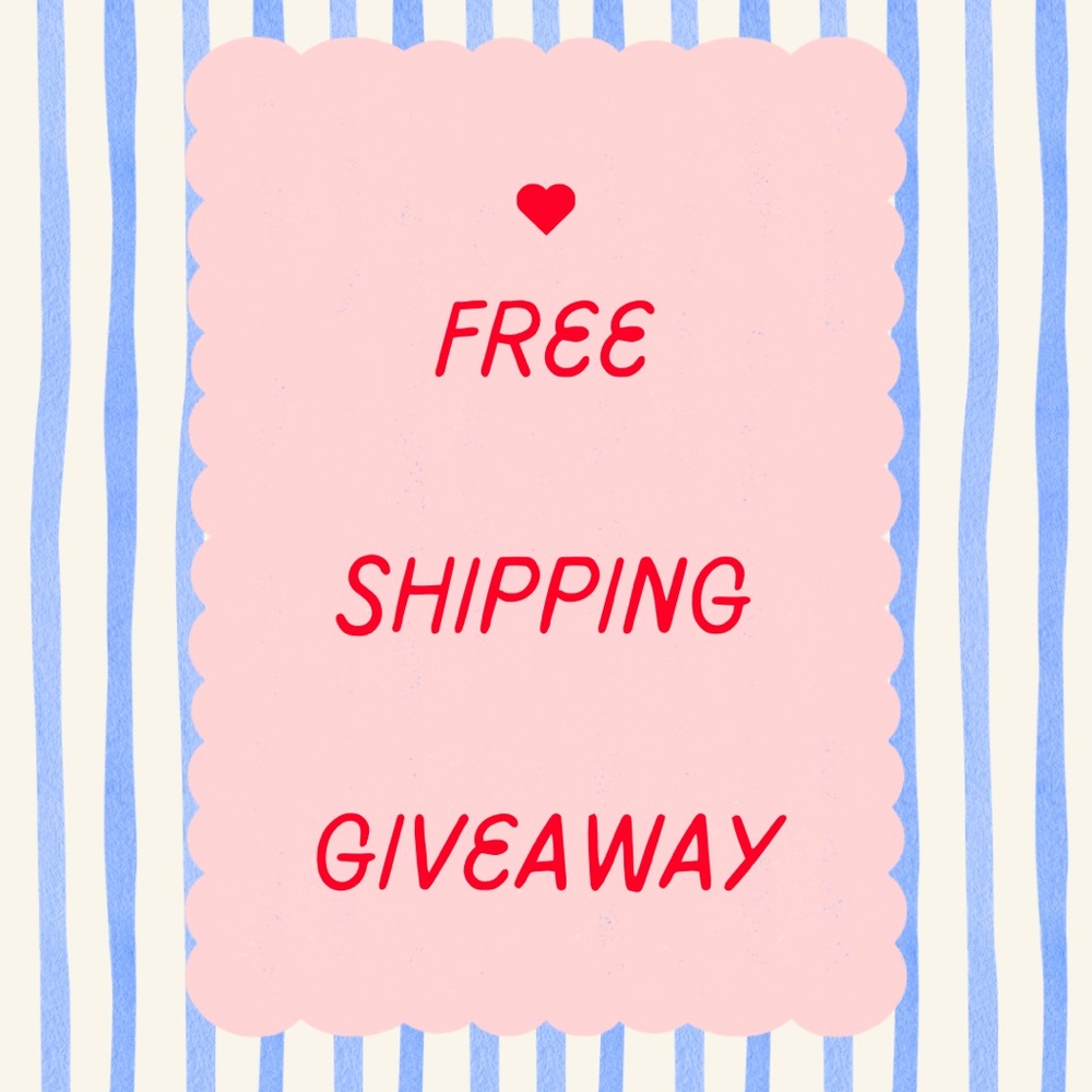 Free shipping giveaway!‎